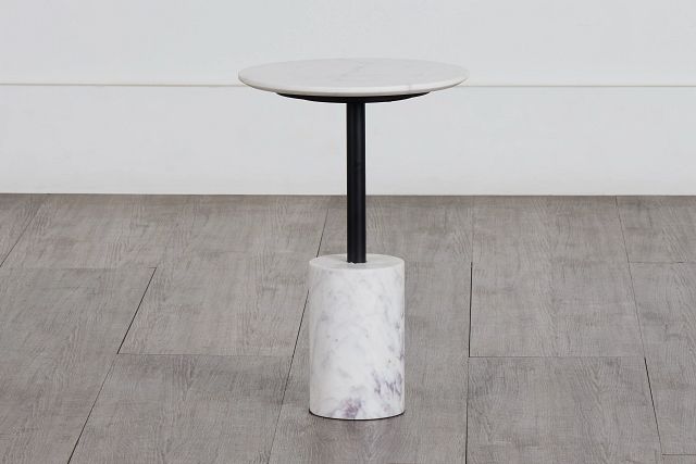 Graham Black Round End Table