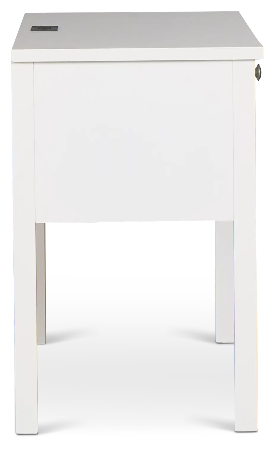 Charleston White 3-drawer Desk Charleston White 3-drawer Desk