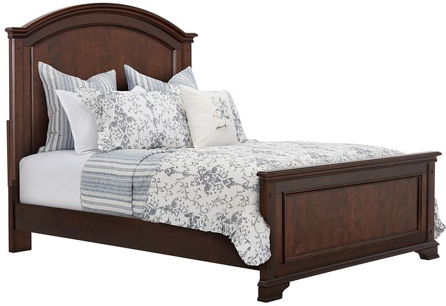 Savannah Dark Tone Panel Bed