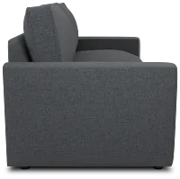 Siesta Elevation Gray Fabric Sofa