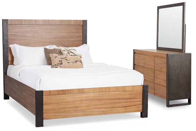 Jackson Two-tone Panel Bedroom