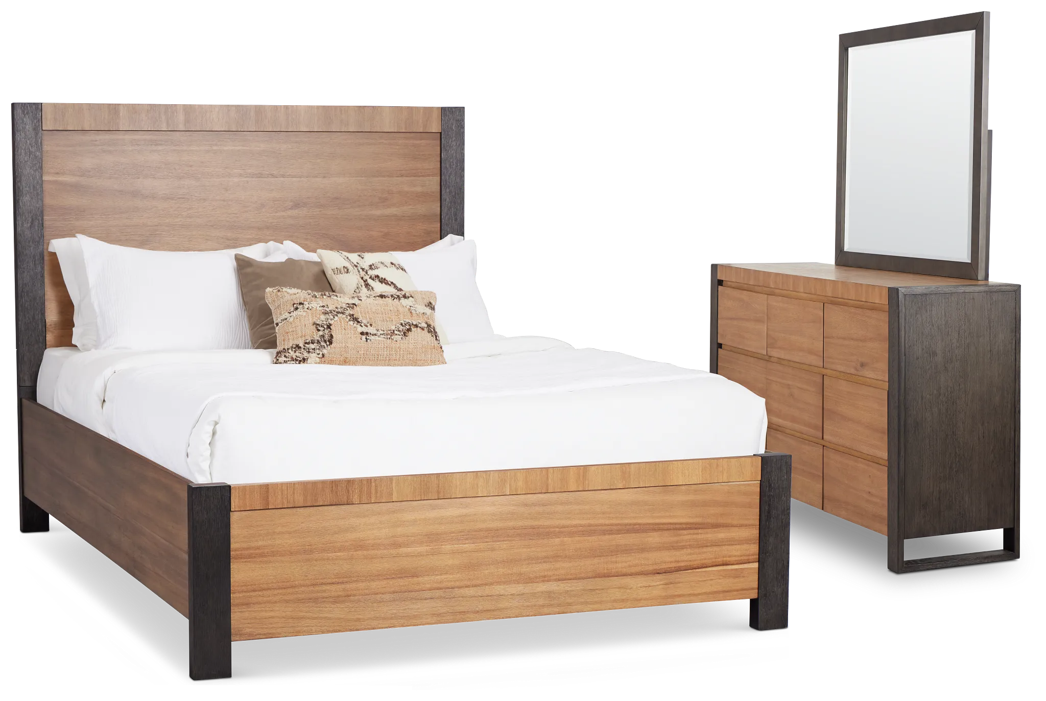 Jackson Two-tone Panel Bedroom
