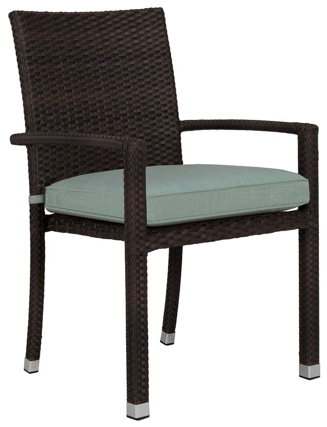 Zen Teal Arm Chair