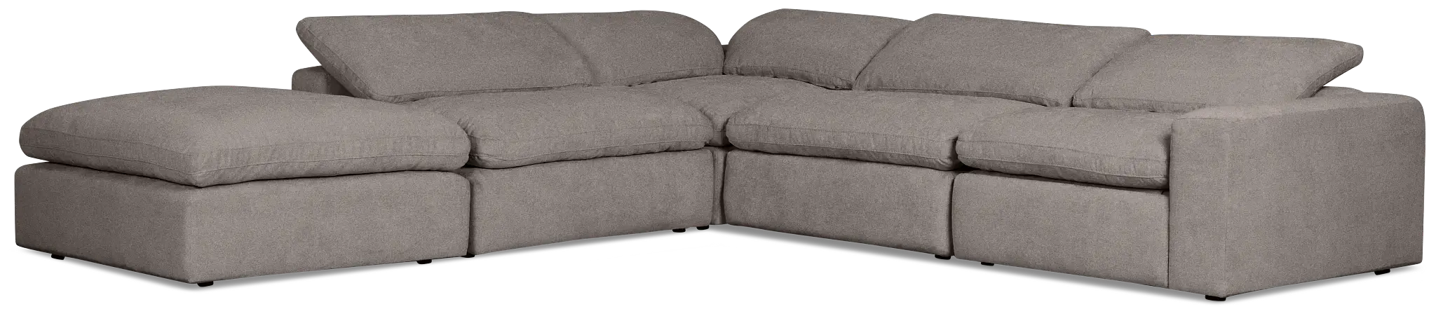 Drift Dark Gray Fabric Medium Left Bumper Power Sectional Drift Dark Gray Fabric Medium Left Bumper Power Sectional