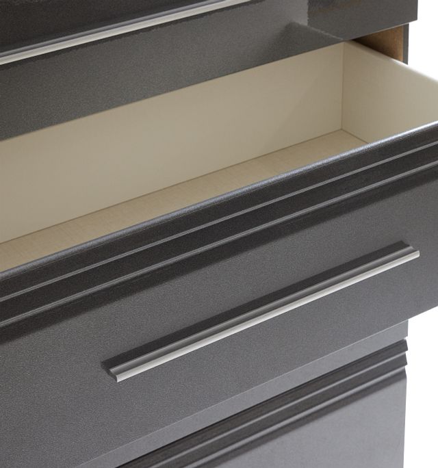 Midtown Gray 4-drawer Chest