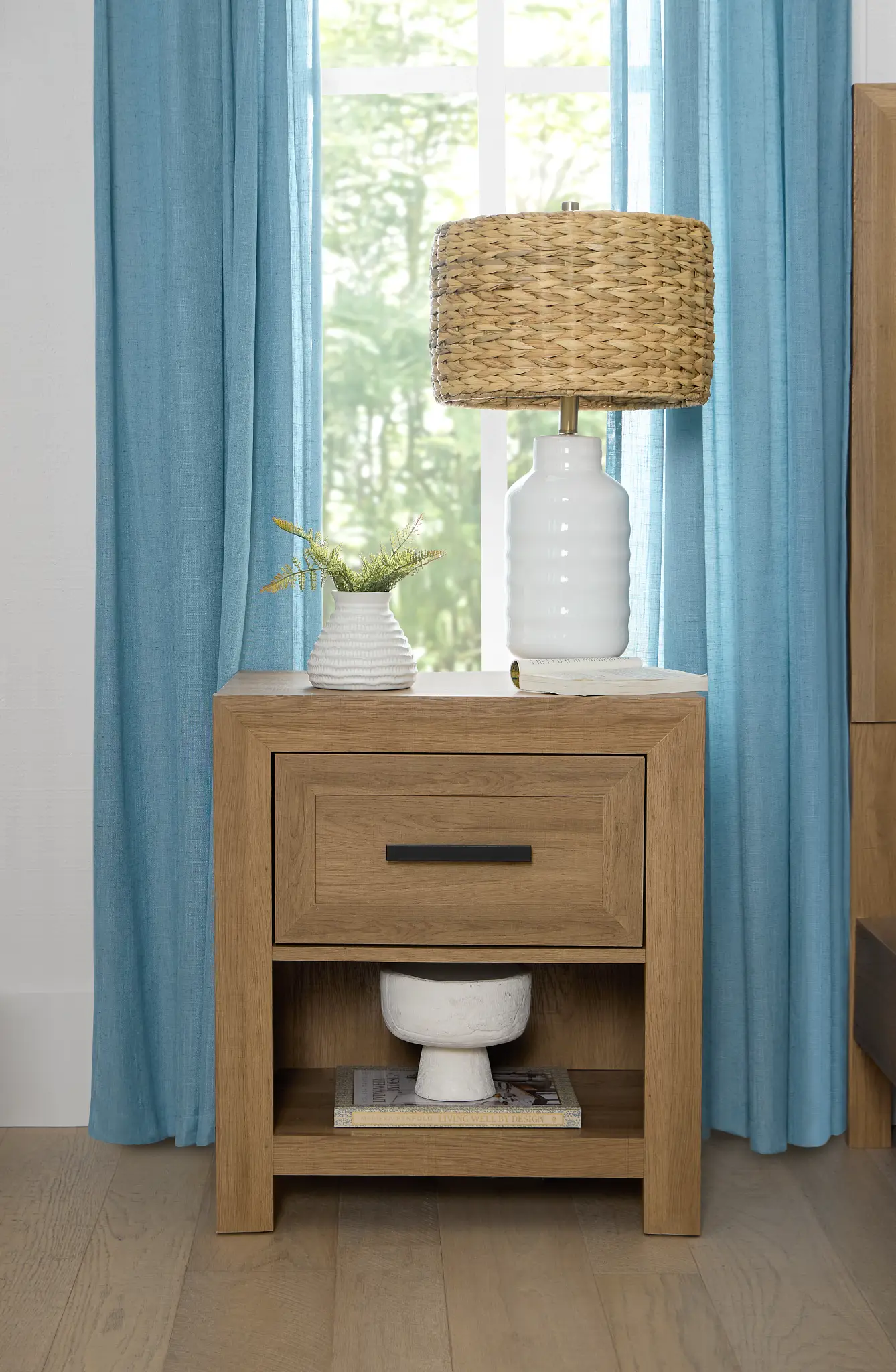 Delray Light Tone Nightstand Delray Light Tone Nightstand