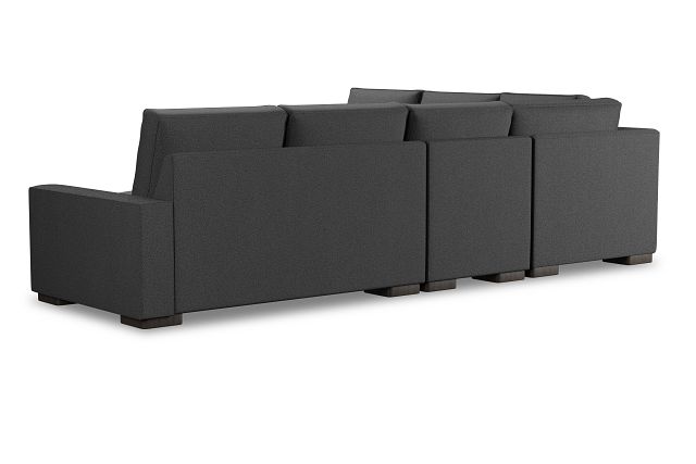 Edgewater Delray Dark Gray Medium Two-arm Sectional