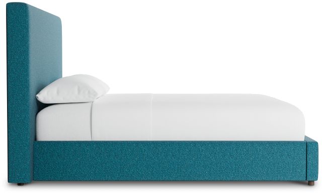 Grayton Elite Teal 54" Upholstered Platform Bed