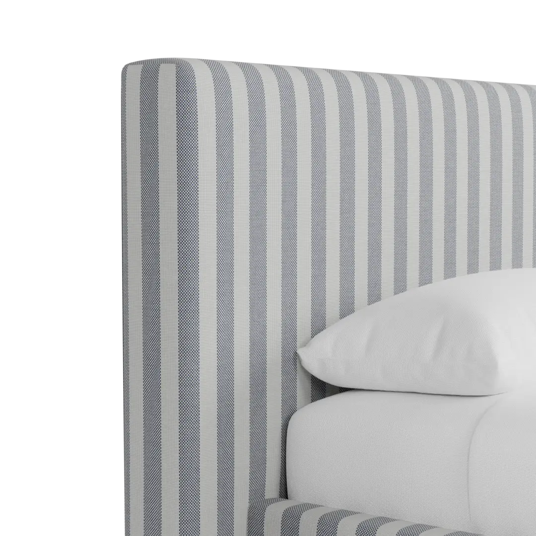 Grayton Sea Lane Light Gray 44" Upholstered Platform Bed Grayton Sea Lane Light Gray 44" Upholstered Platform Bed