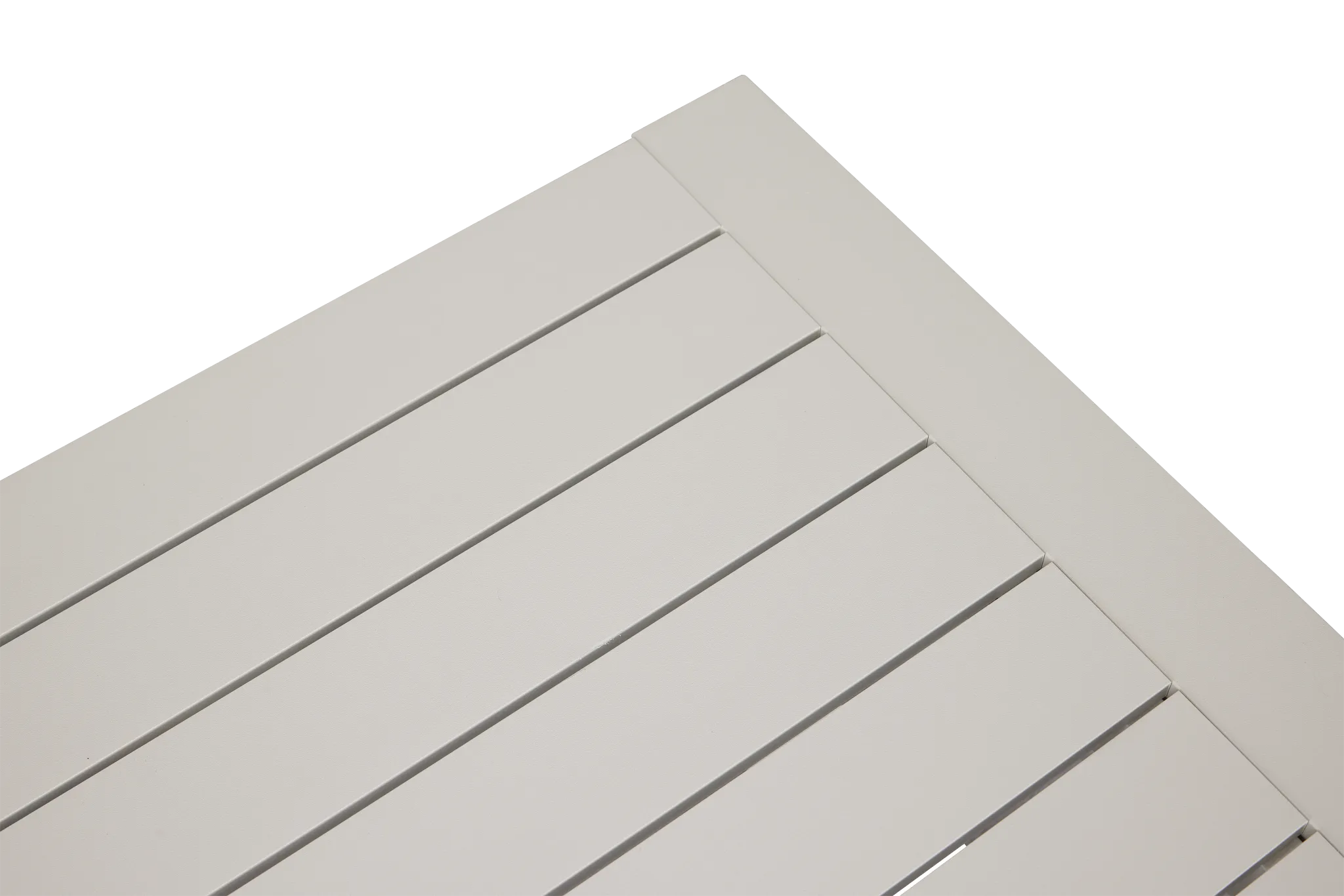 Linear2 White Aluminum End Table