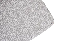 Zeta Pewter Accent Pouf