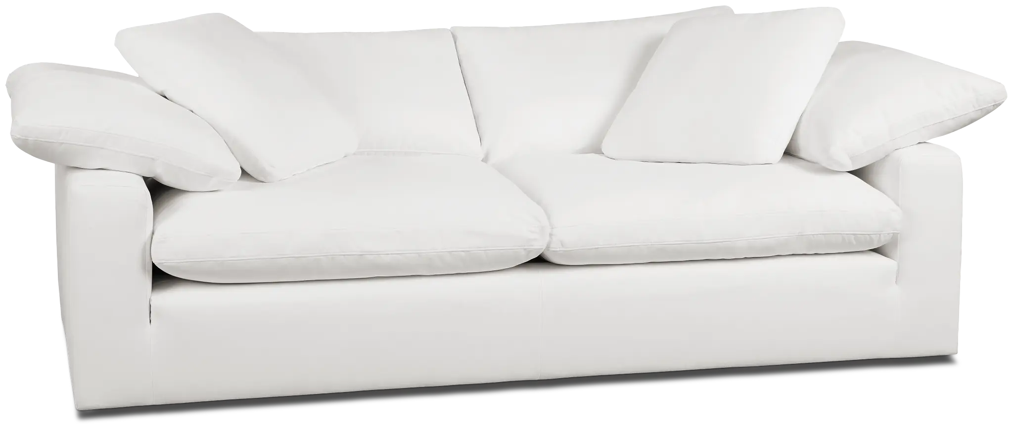 Nixon White Fabric Sofa Nixon White Fabric Sofa