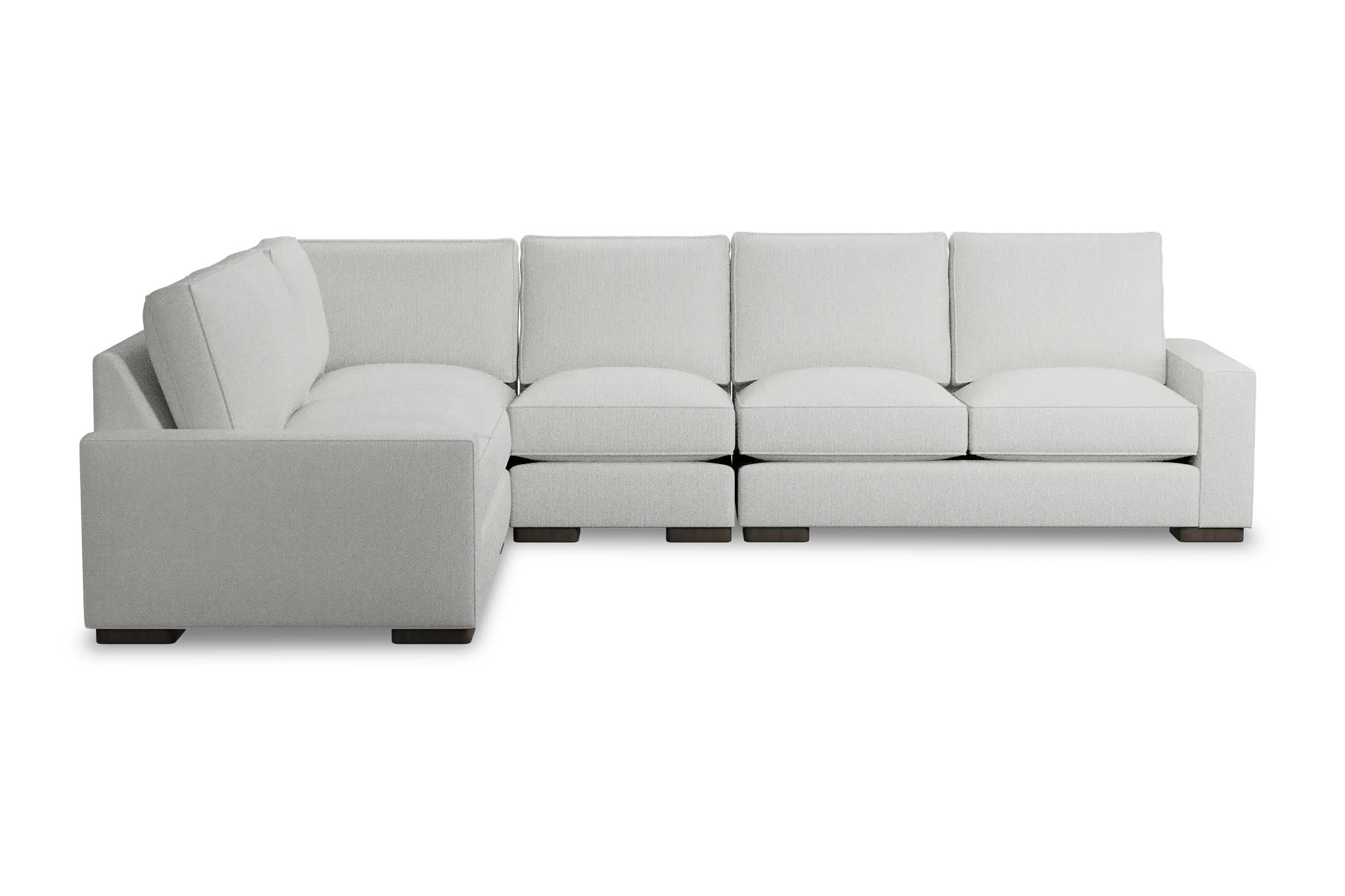 Edgewater Revenue White Medium Two-arm Sectional Edgewater Revenue White Medium Two-arm Sectional