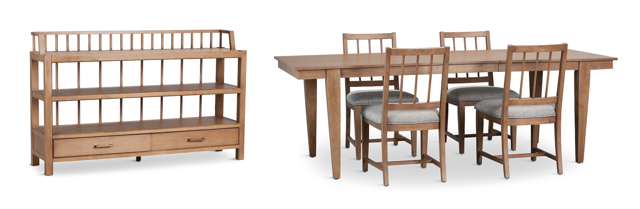 Provo Mid Tone Rect Dining Room