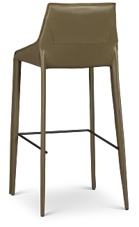 Wayne Dark Green 30" Upholstered Barstool