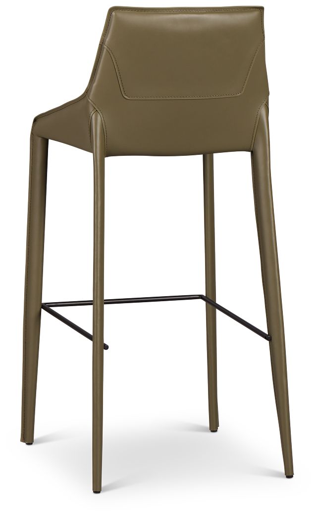 Wayne Dark Green 30" Upholstered Barstool