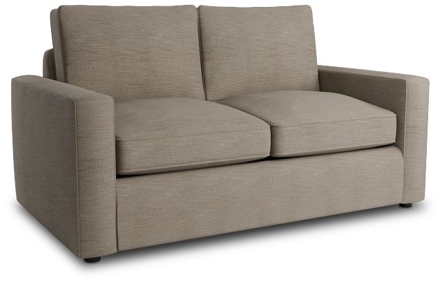 Siesta Victory Taupe Fabric Loveseat