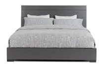Oslo Gray Platform Bed