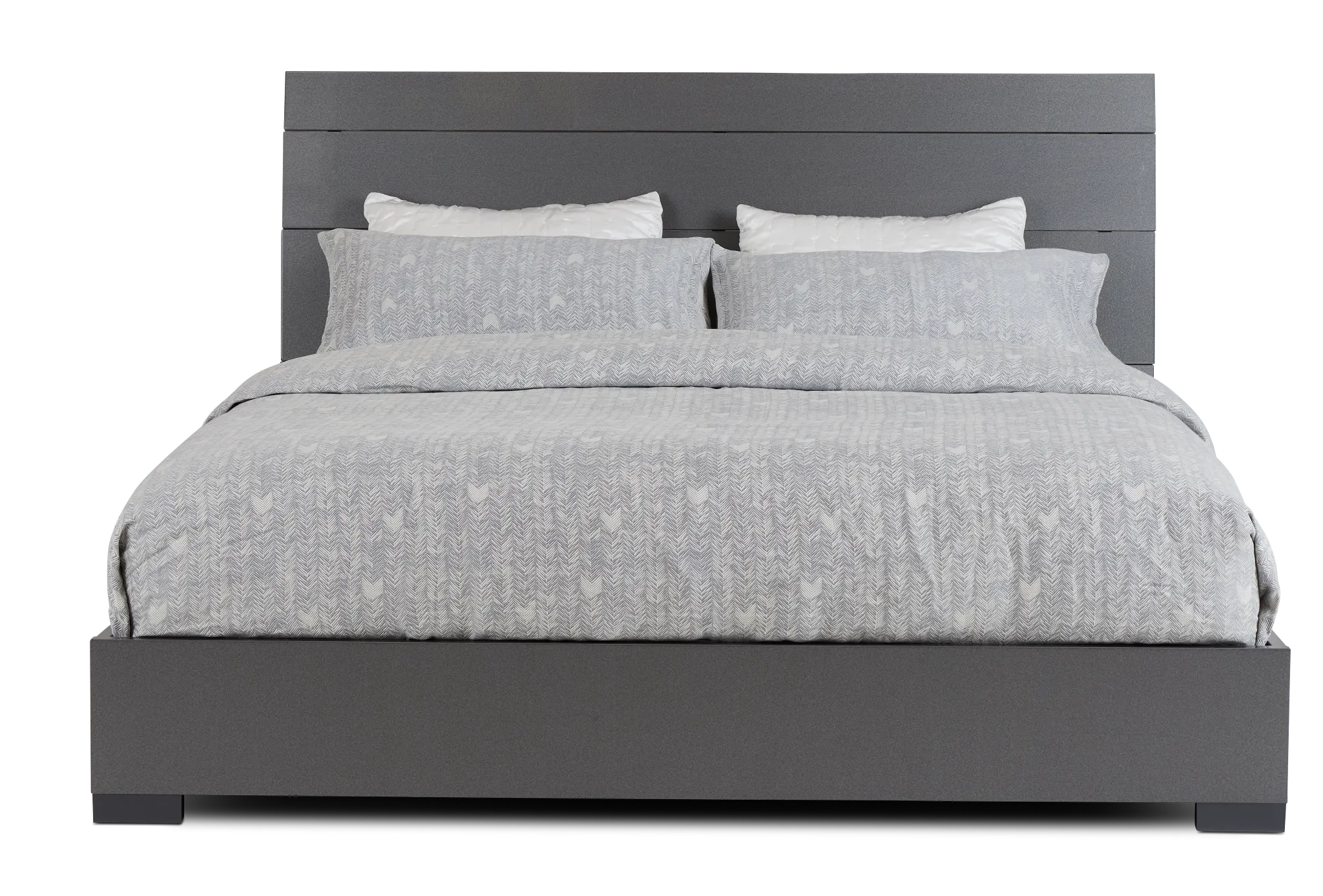 Oslo Gray Platform Bed