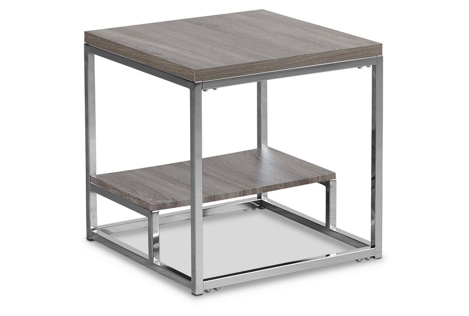 Elliot Gray Short End Table