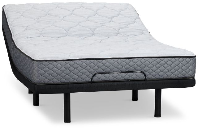 Kevin Charles By Sealy Essential Medium Plus Adjustable Mattress Set