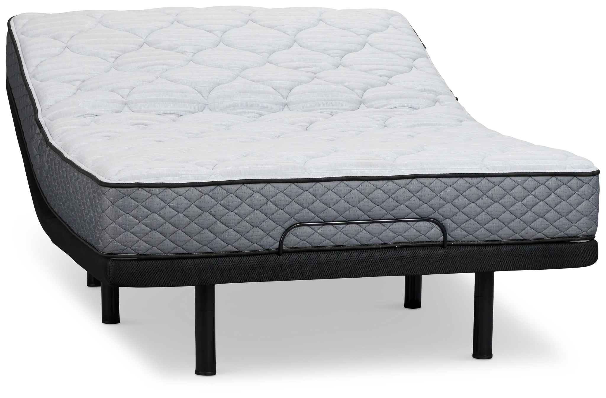 Kevin Charles By Sealy Essential Medium Plus Adjustable Mattress Set