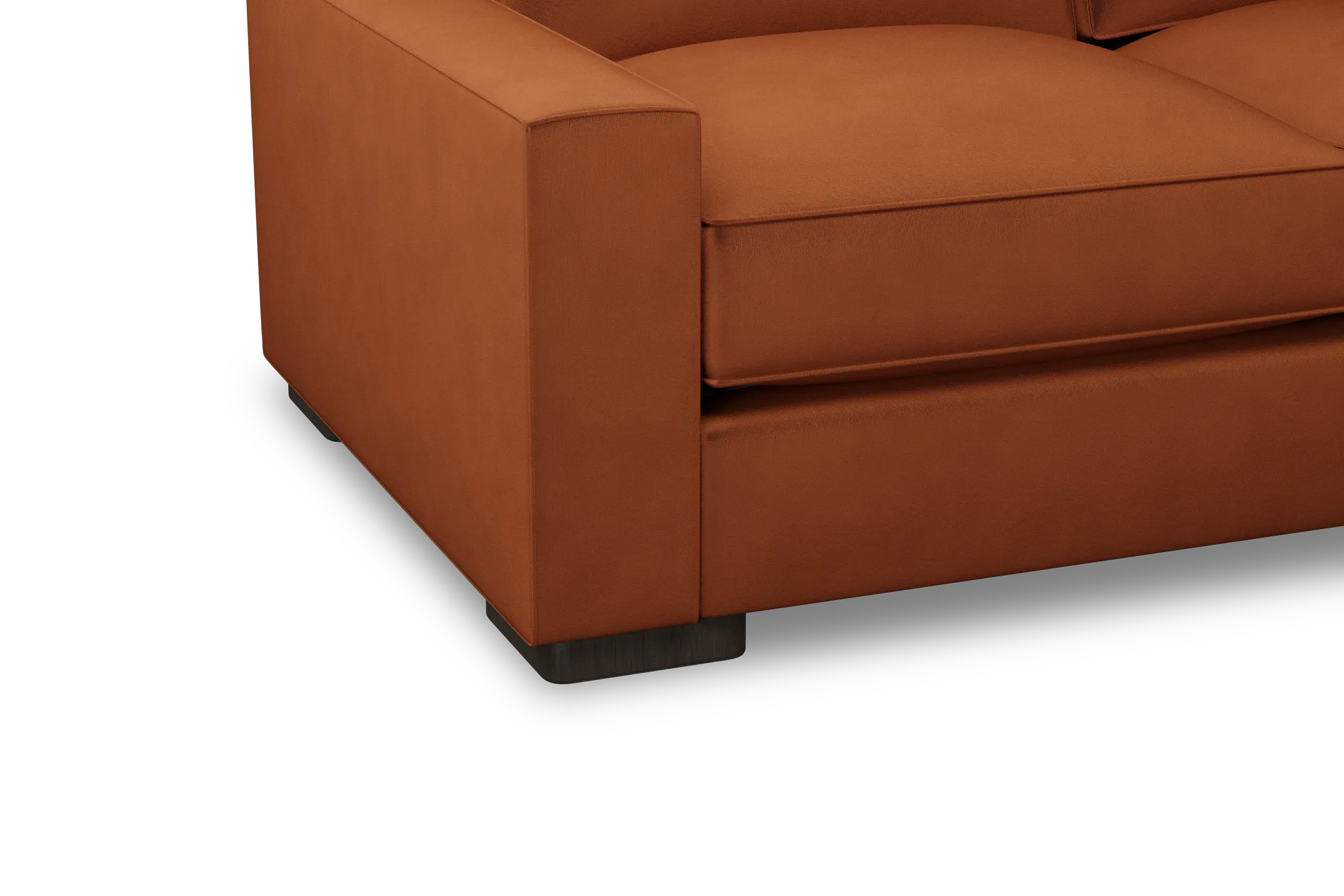 Edgewater Joya Orange Medium Right Chaise Sectional