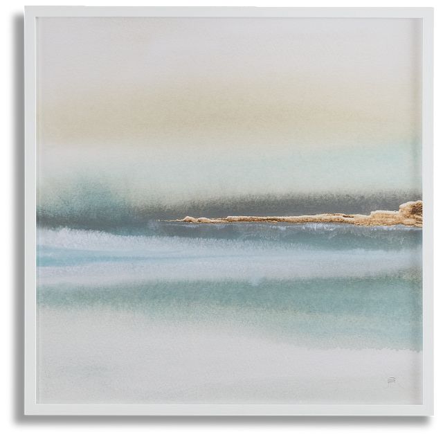 Dellas Light Green Framed Wall Art