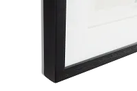 Linear Multicolored Framed Wall Art