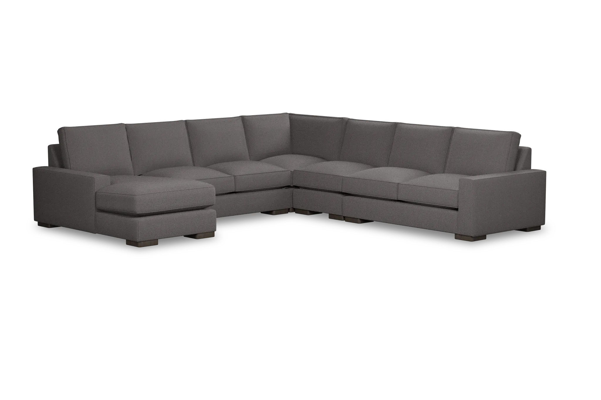 Edgewater Peyton Gray Large Left Chaise Sectional
