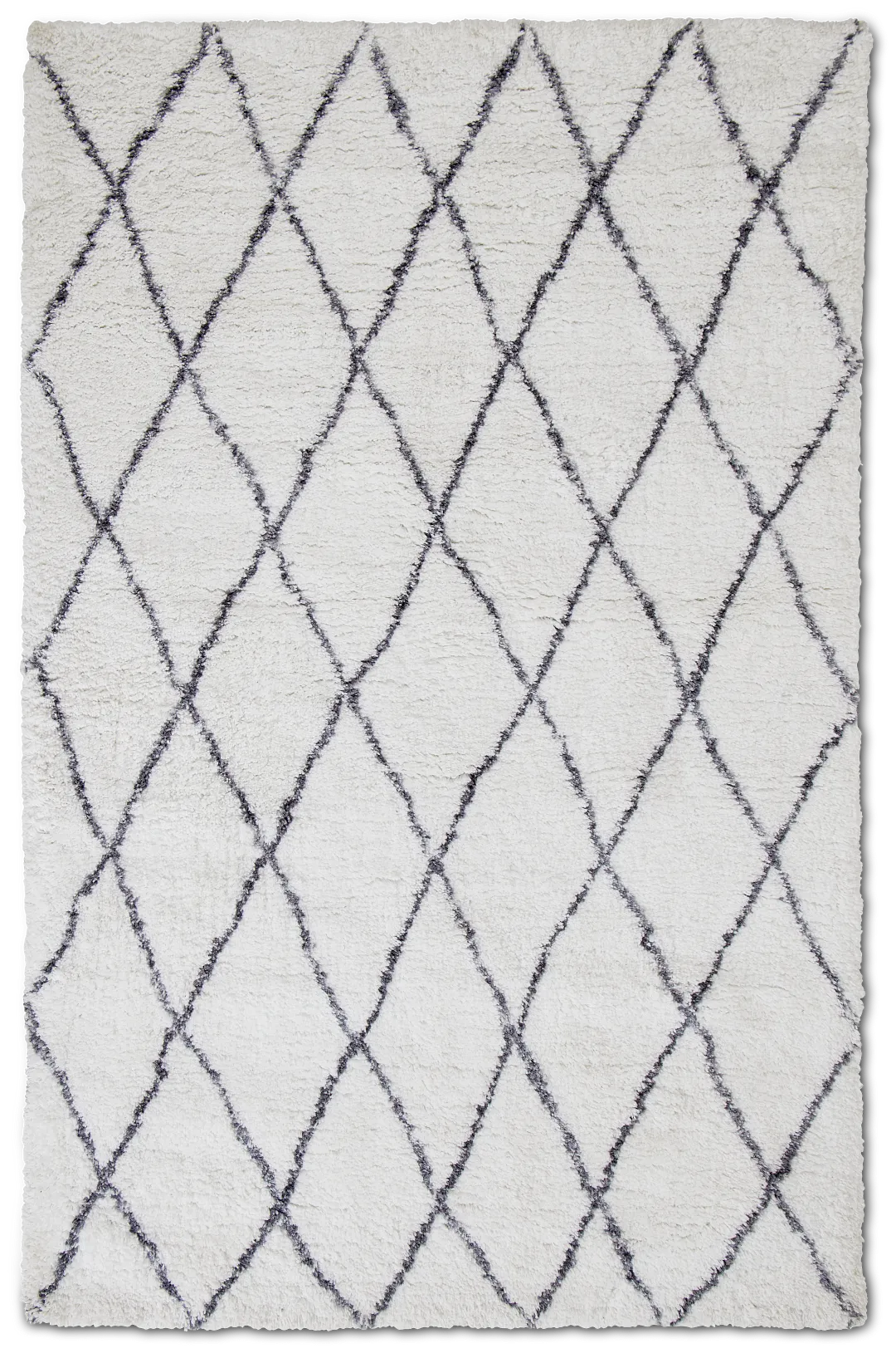 Morgan White 5x8 Area Rug