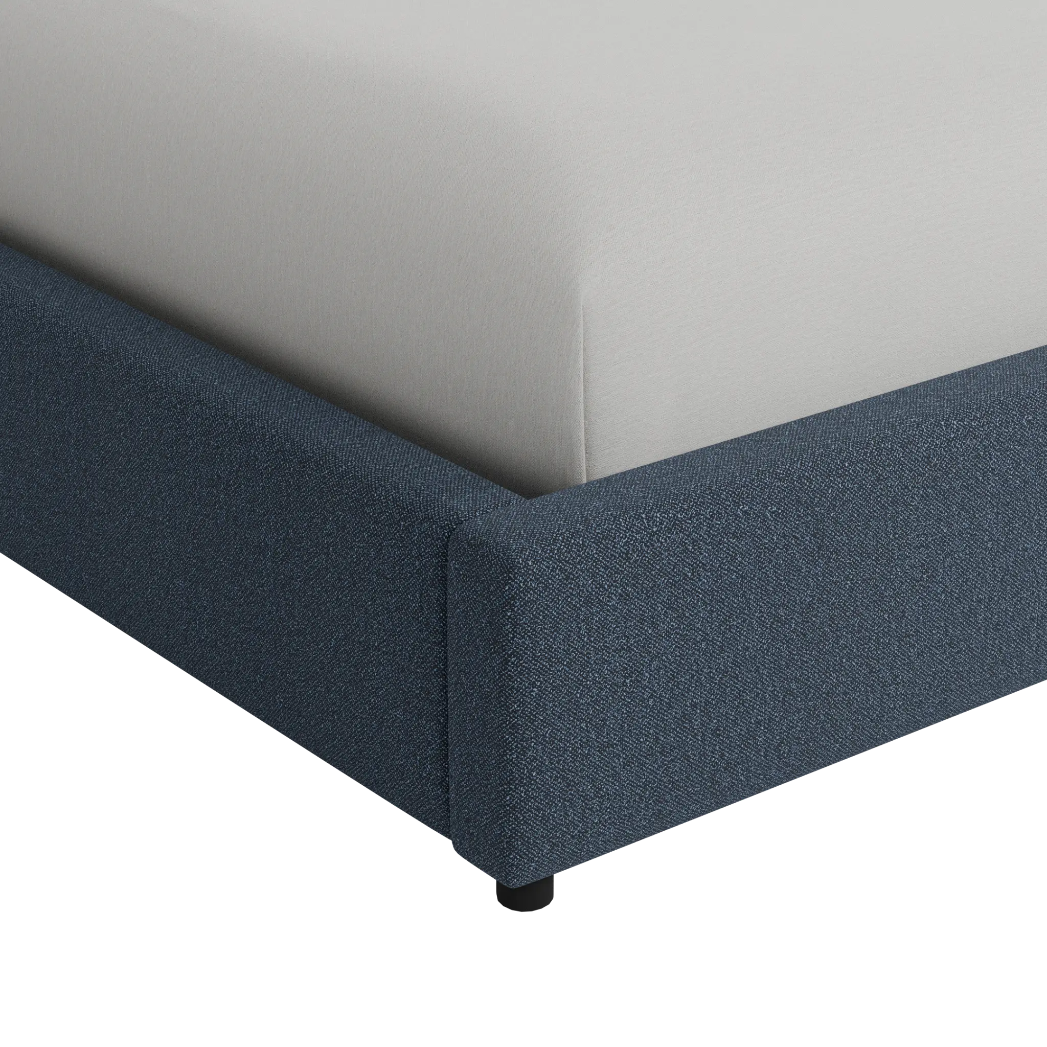 Captiva Elite Dark Blue 48" Upholstered Shelter Bed Captiva Elite Dark Blue 48" Upholstered Shelter Bed