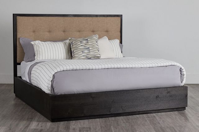 Madden Dark Tone Wood Platform Bed