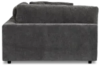 Lounge Dark Gray Fabric Left Chaise Sectional