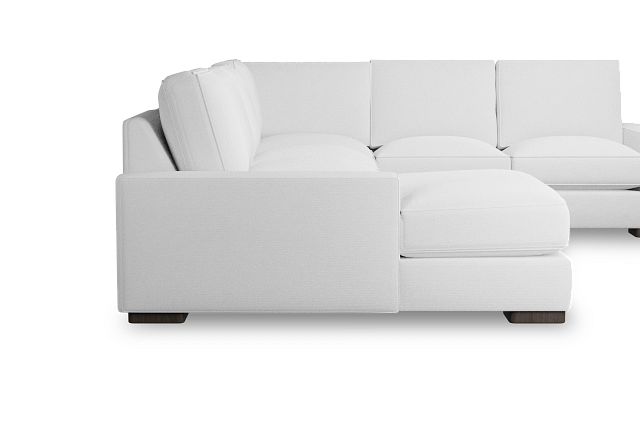 Edgewater Peyton White Medium Left Chaise Sectional