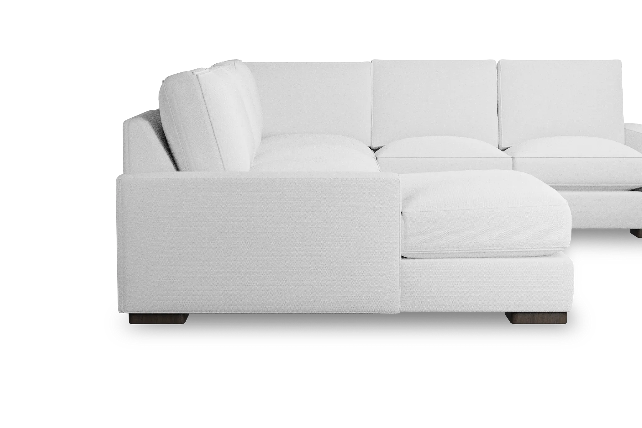 Edgewater Peyton White Medium Left Chaise Sectional