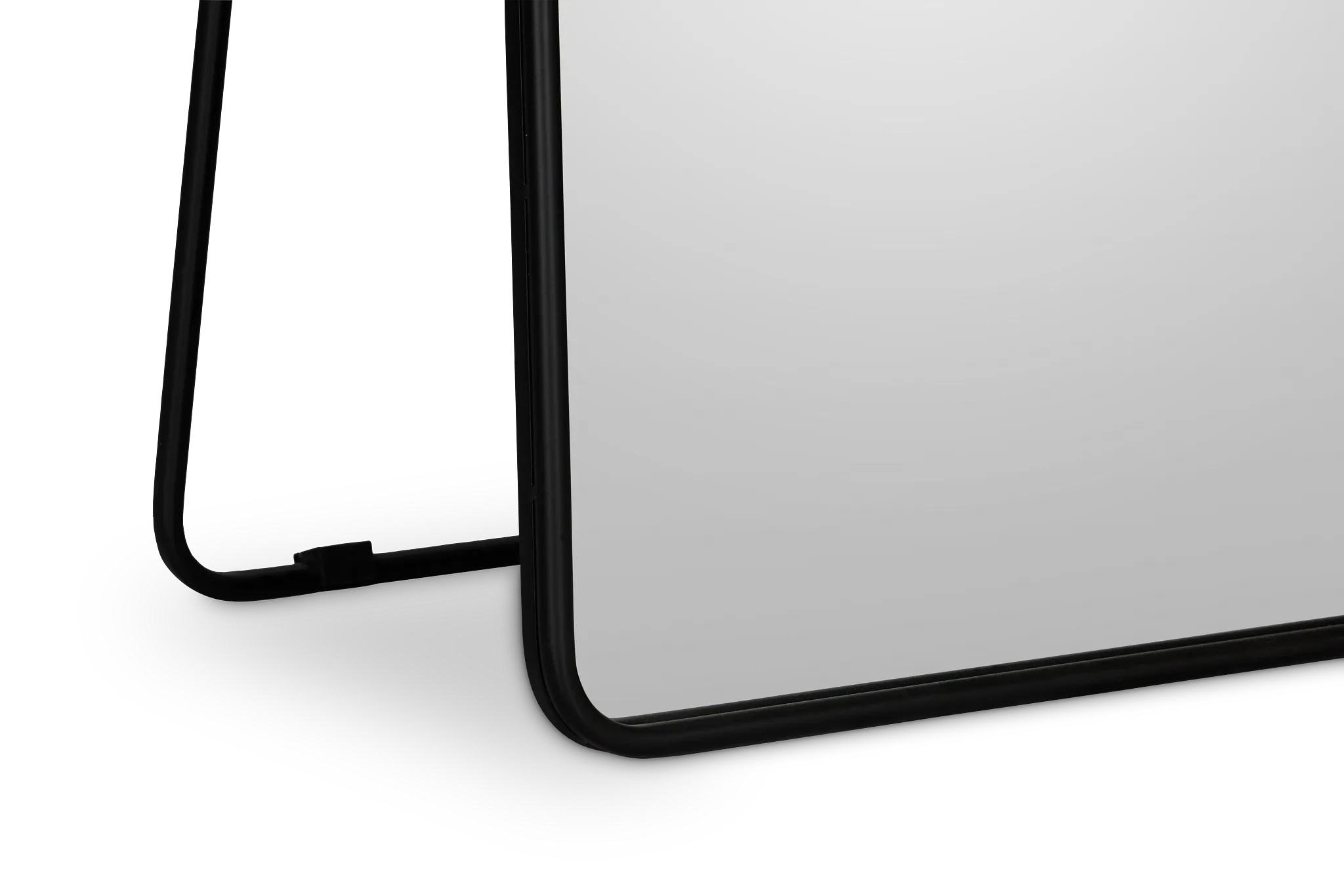 Sumi Black Floor Mirror