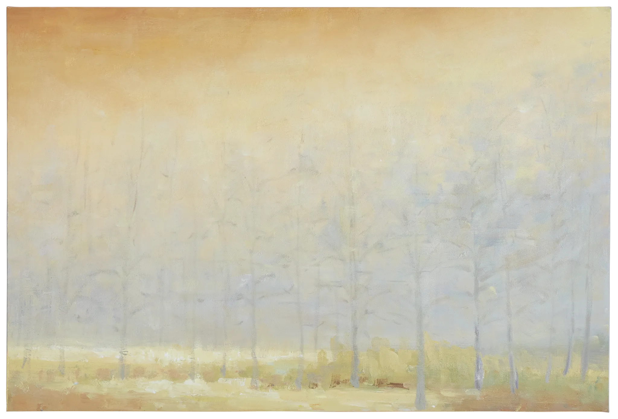 Grande Yellow Canvas Wall Art