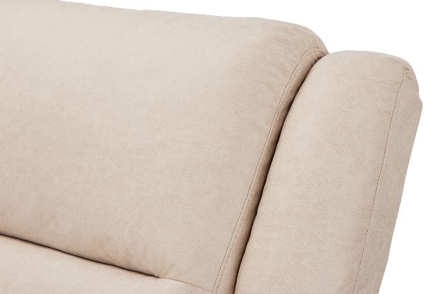 Peyton Beige Micro Small Two-arm Power Reclining Sectional