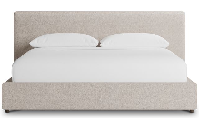 Grayton Elite Taupe 44" Upholstered Platform Bed