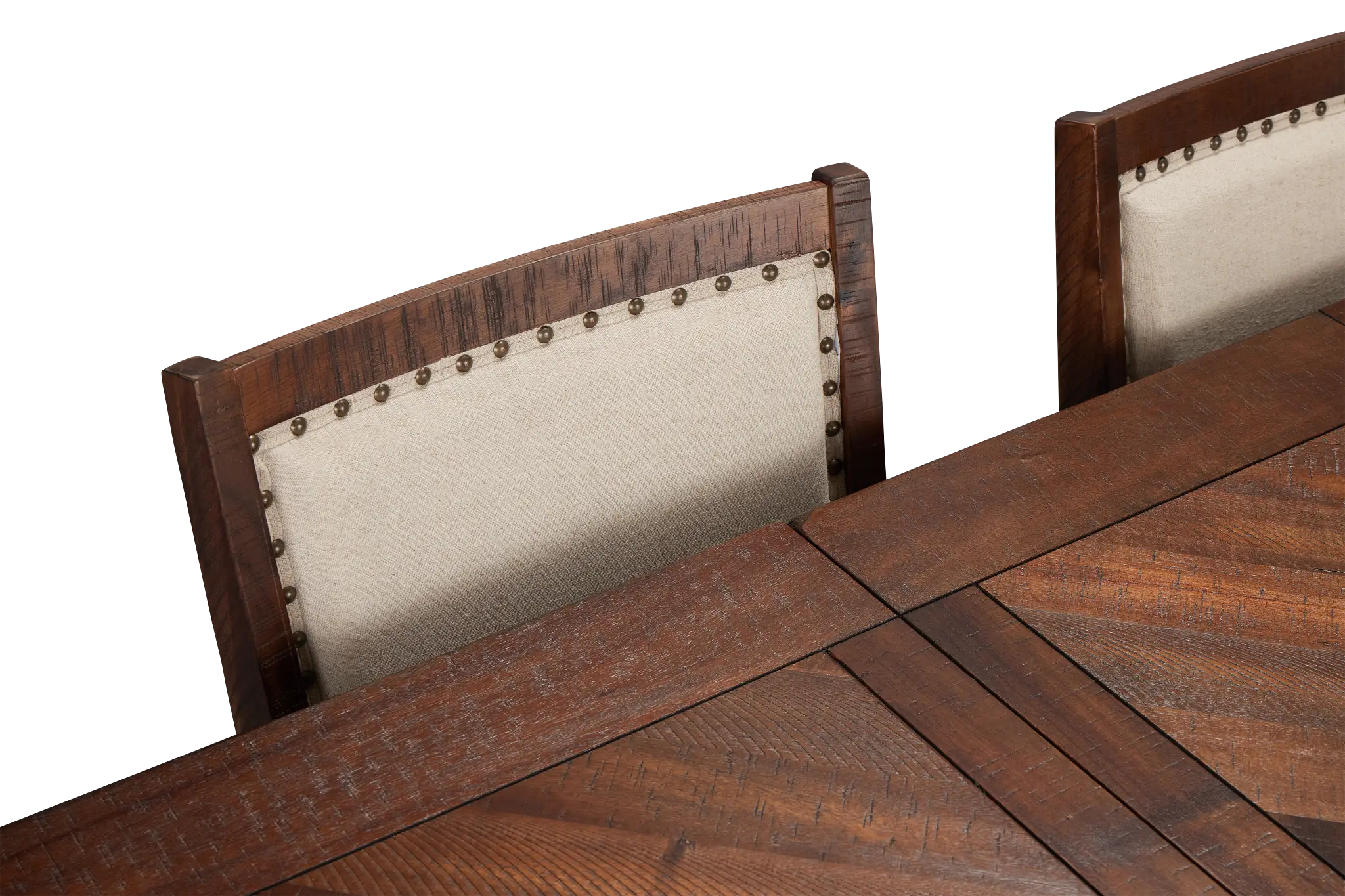 Joplin Dark Tone Extension High Table & 4 Upholstered Barstools Joplin Dark Tone Extension High Table & 4 Upholstered Barstools