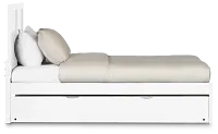 Charleston White Panel Trundle Bed