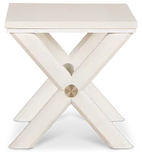 Brookside White End Table