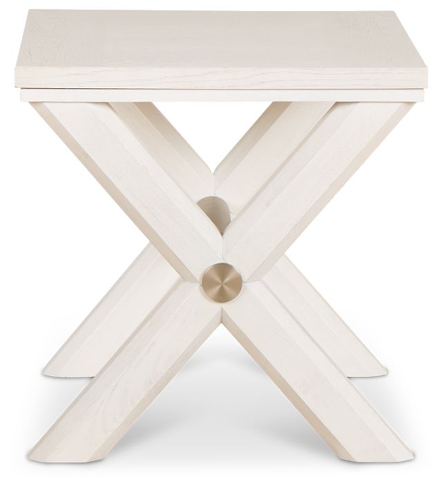 Brookside White End Table