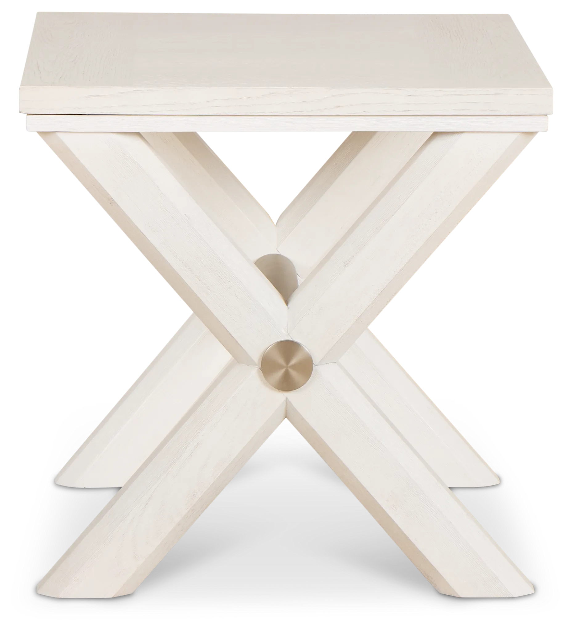 Brookside White End Table