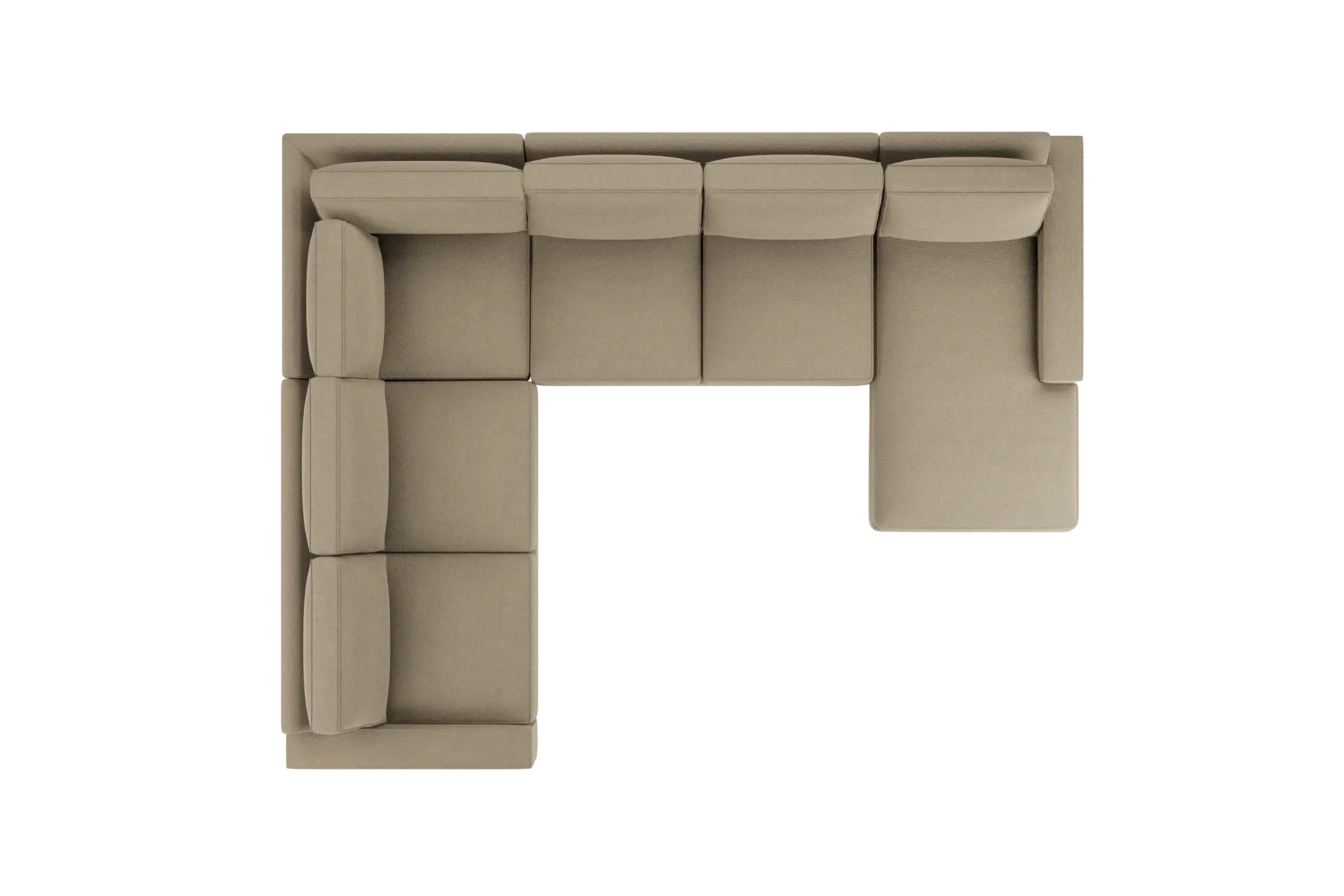 Edgewater Elite Taupe Medium Right Chaise Sectional Edgewater Elite Taupe Medium Right Chaise Sectional