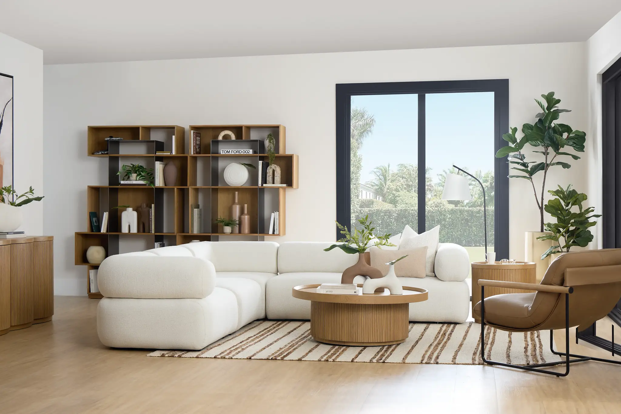 Celeste Light Beige Fabric 5-piece Modular Sectional Celeste Light Beige Fabric 5-piece Modular Sectional