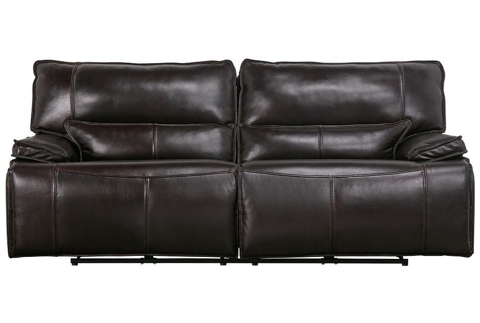 Jesse Dark Brown Lthr Vinyl Reclining Sofa Living Room Jesse Dark Brown Lthr Vinyl