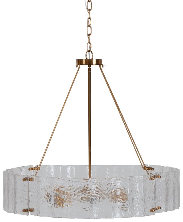 Lunan Gold Medium Chandelier