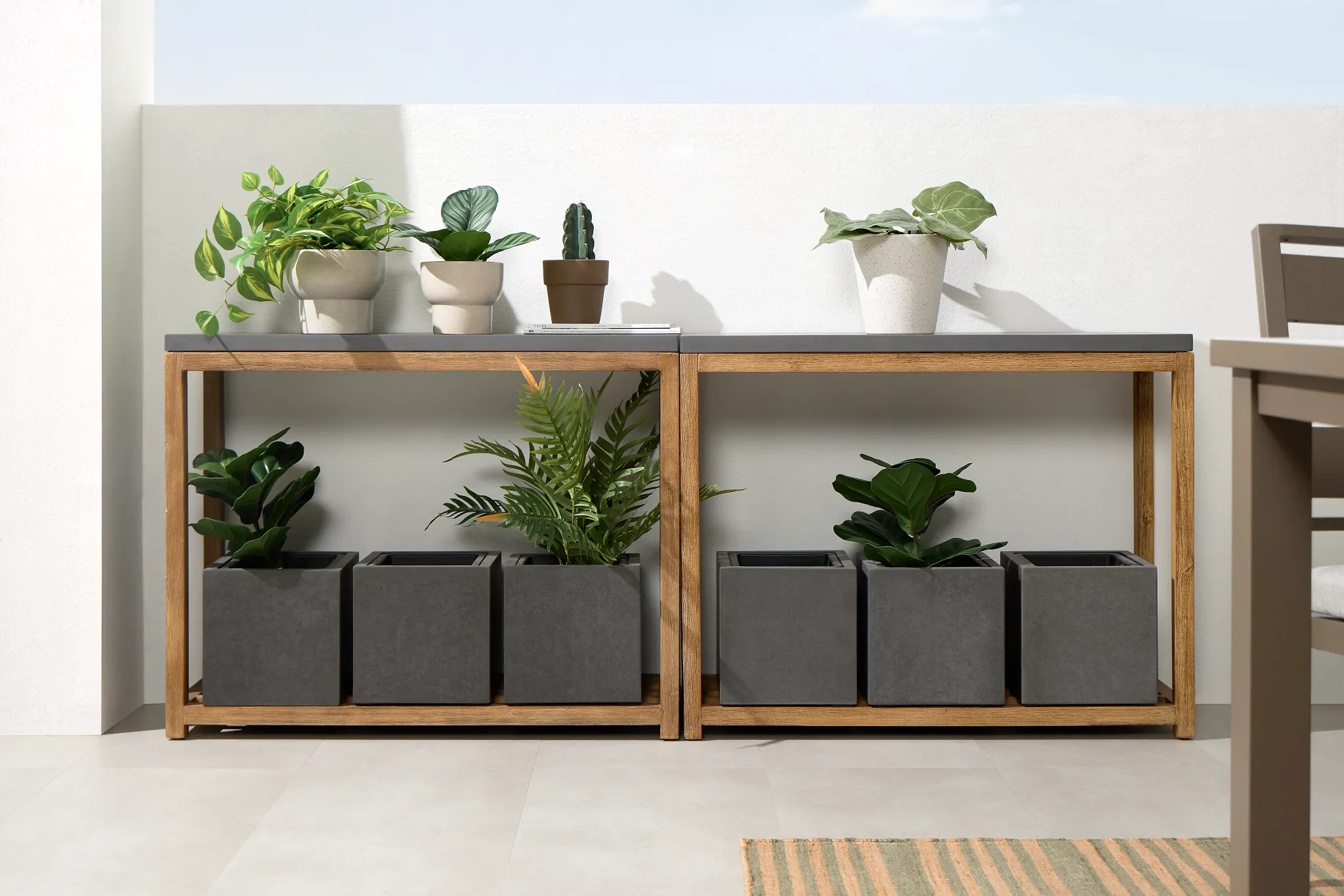 Tula Gray Large Planter